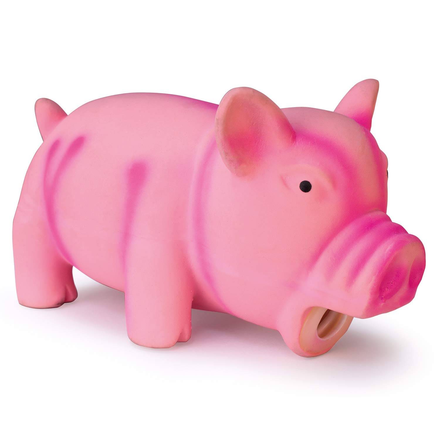 Arquivet Rosa Gummischwein mit Sound 15 cm – Latex Hundespielzeug – Hundekauspielzeug – Kauspielzeug für Haustiere mit Geräuschen – Kleine, Große und Mittlere Hunde