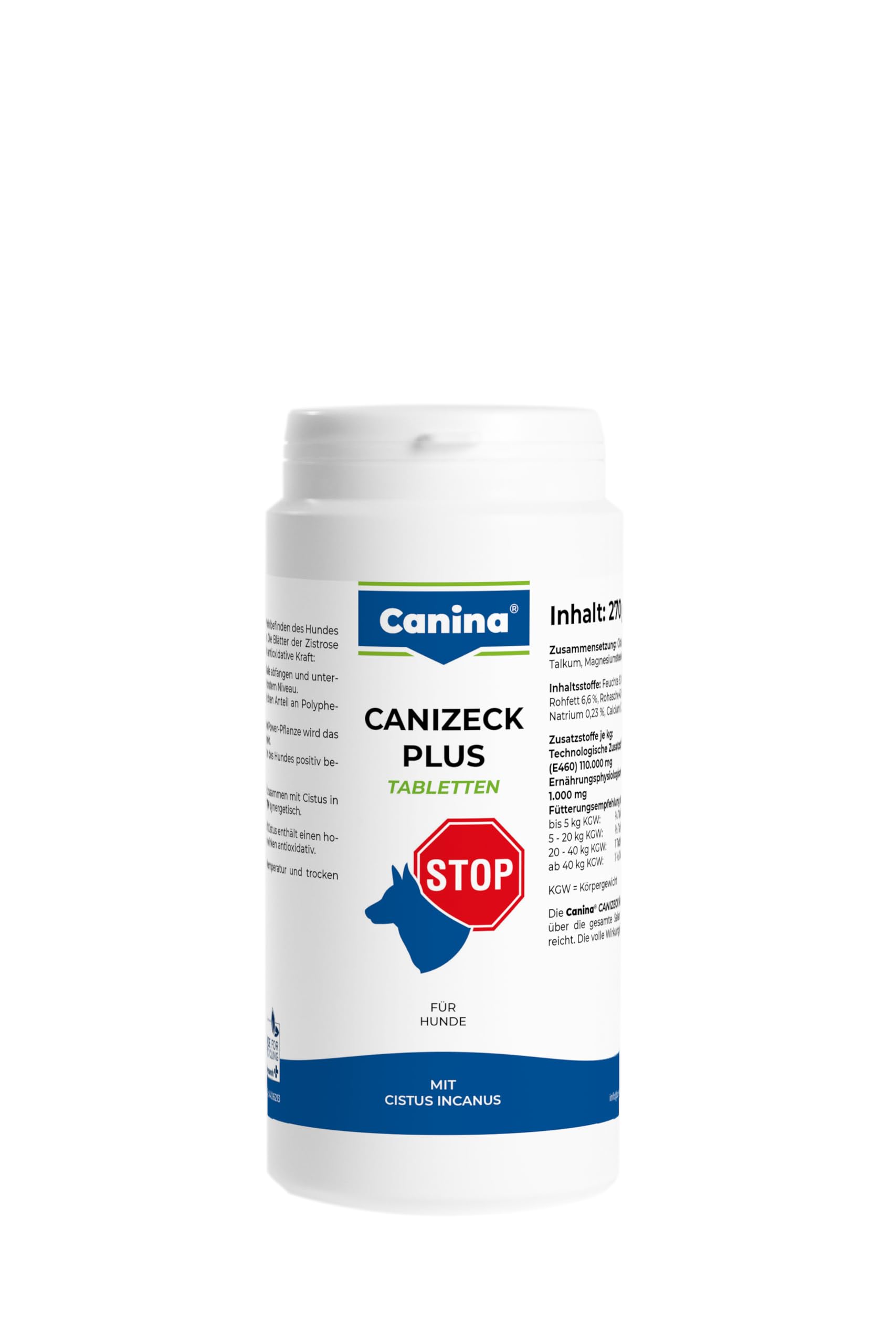 Canina Canizeck Plus Tabletten, 270 g