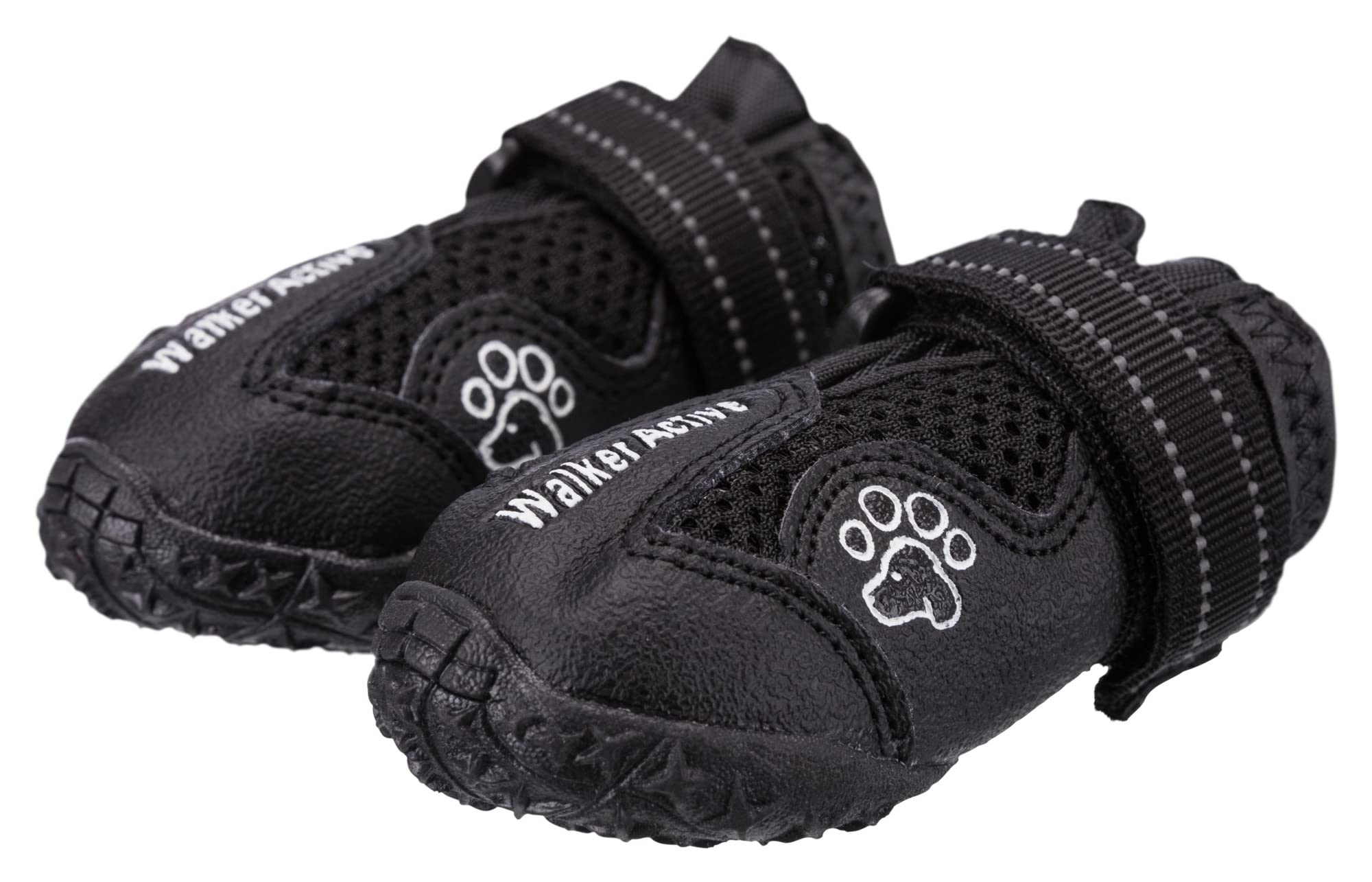 TRIXIE rutschfeste Hundeschuhe “Pfotenschutz Walker Active, L–XL, 2 St., schwarz”- 19466